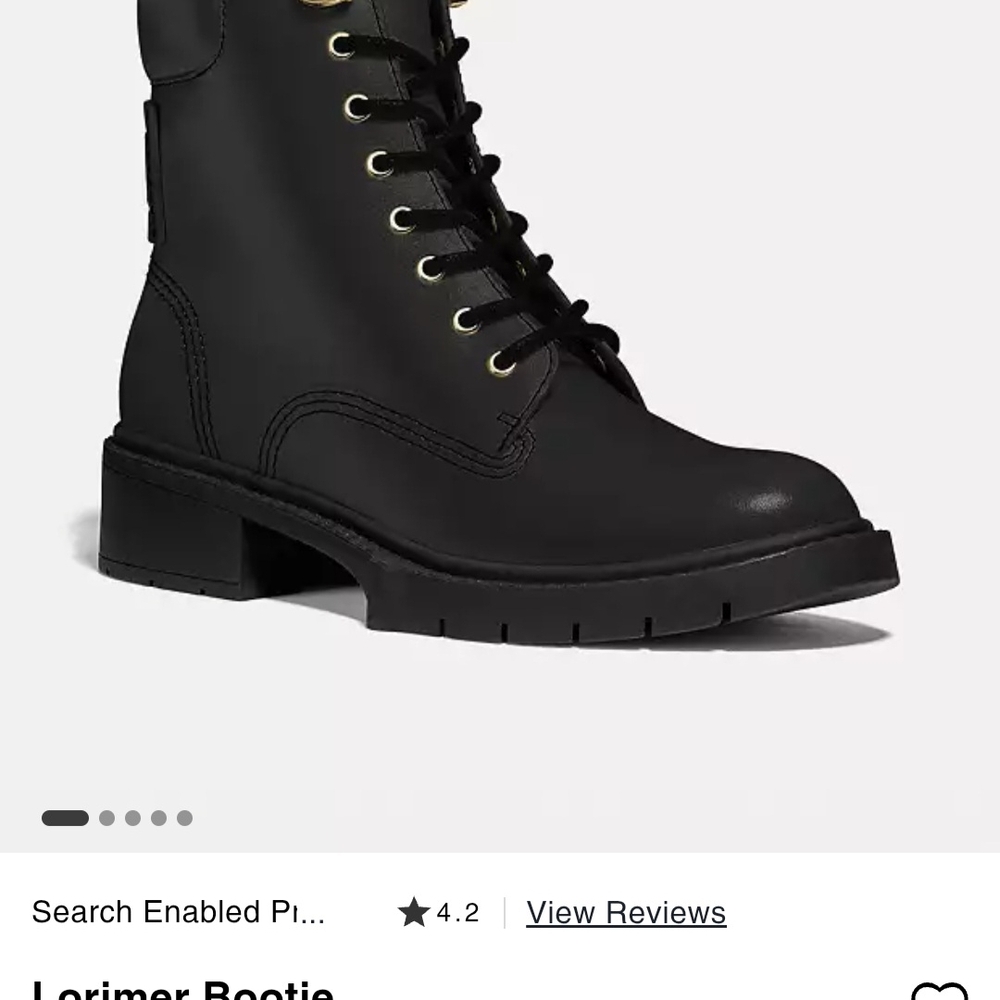 Coach Lorimer Leather Bootie - Picture 14 of 14